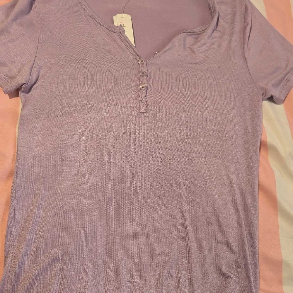 Lavender Short Sleeve  Top
